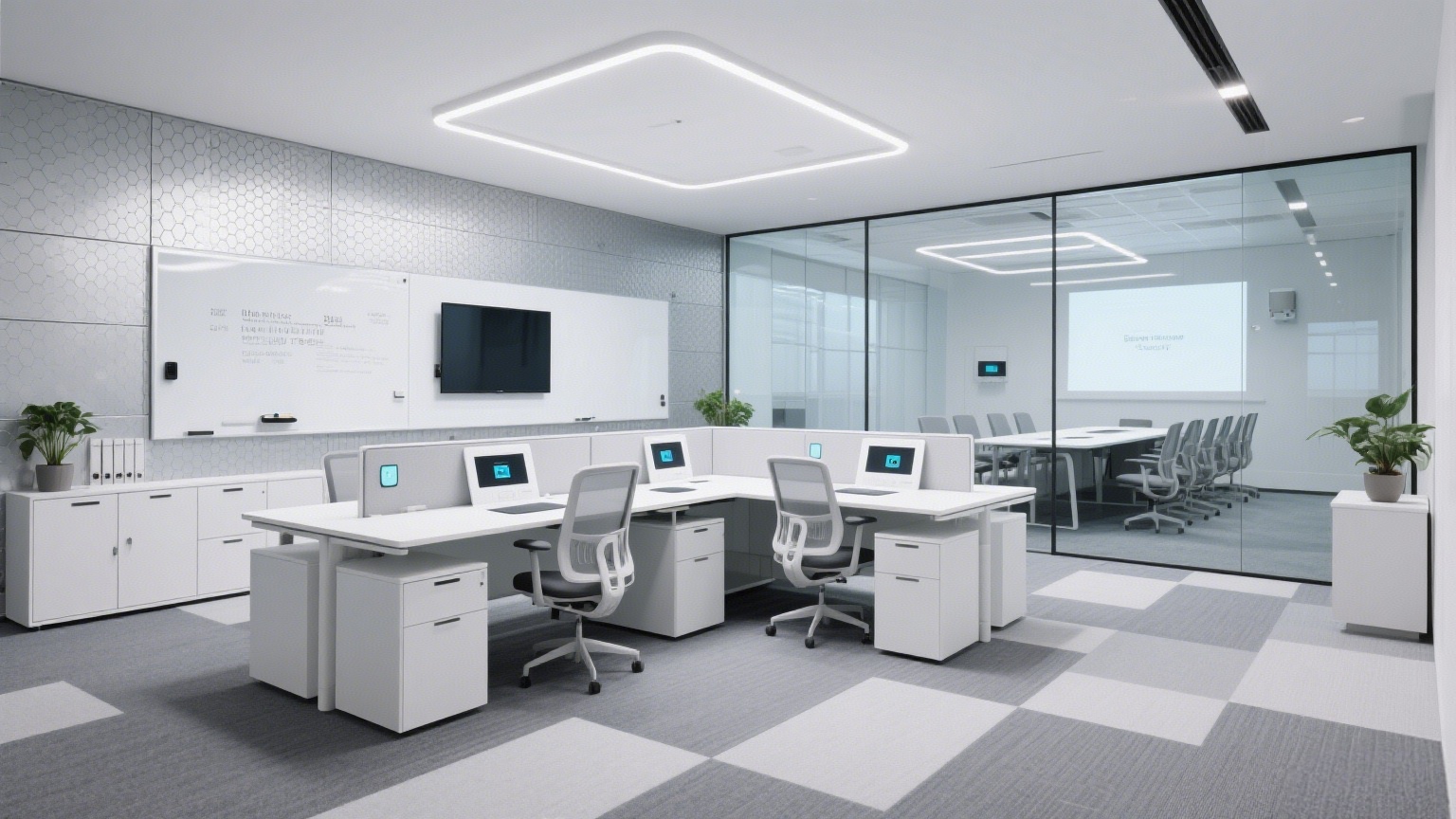 科技感辦公室,硬核設(shè)計